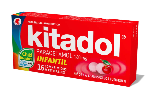 Kitadol Infantil 160 Mg.