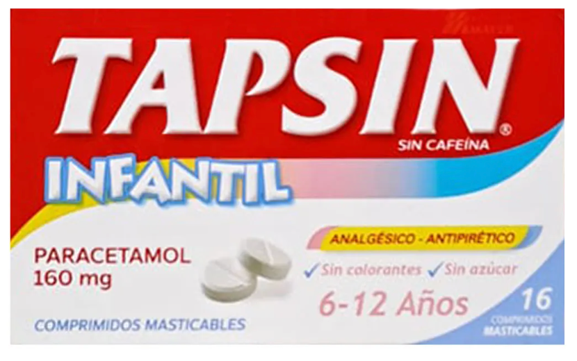 Tapsin Infantil 160 mg.